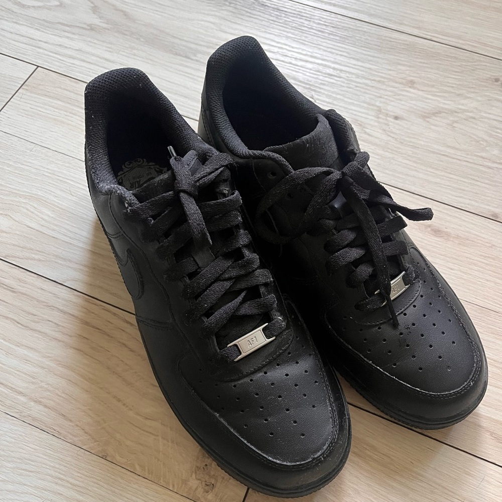 AF1 Nike Black Men's Sneakers - Picture 1 of 5